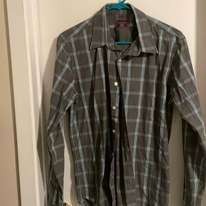 Men’s long sleeve button down shirt, size medium, worn but like new